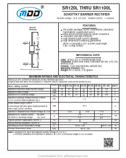 SR140L Datasheet PDF Jiangsu Yutai Electronics Co., Ltd