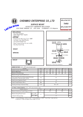 SPL280CTPT Datasheet PDF CHENMKO CO., LTD.