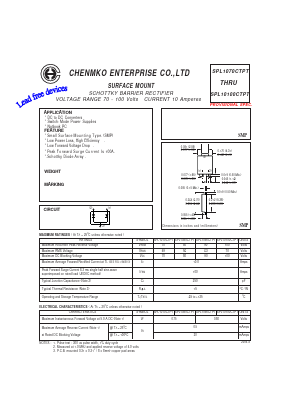 SPL1080CTPT Datasheet PDF CHENMKO CO., LTD.