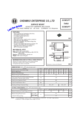SCM56PT Datasheet PDF CHENMKO CO., LTD.