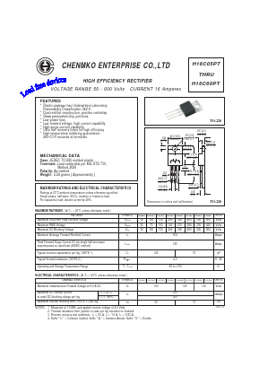 H16C50PTA Datasheet PDF CHENMKO CO., LTD.