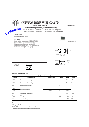 CHUMF8PT Datasheet PDF CHENMKO CO., LTD.