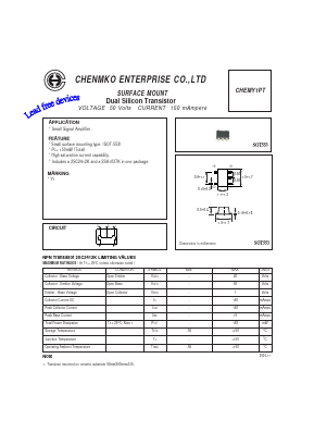 CHEMY1PT Datasheet PDF CHENMKO CO., LTD.