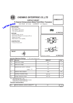 CHM2331PT Datasheet PDF CHENMKO CO., LTD.