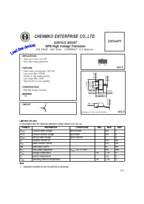 CHT44PT Datasheet PDF CHENMKO CO., LTD.