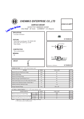 CH451H-30PT Datasheet PDF CHENMKO CO., LTD.