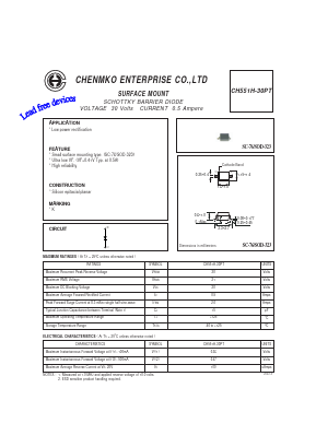 CH551H-30PT Datasheet PDF CHENMKO CO., LTD.