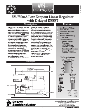 CS8126YDPS7 Datasheet PDF Cherry semiconductor