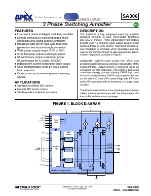 SA306-IHZ Datasheet PDF Cirrus Logic