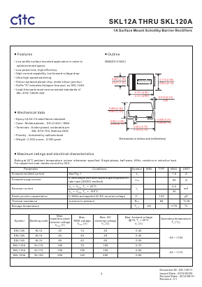 SKL12A Datasheet PDF Chip Integration Technology Corporation