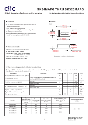 SK320MAFG Datasheet PDF Chip Integration Technology Corporation