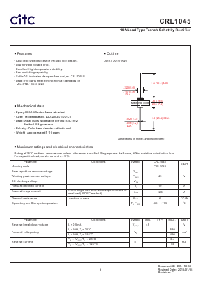CRL1045G Datasheet PDF Chip Integration Technology Corporation