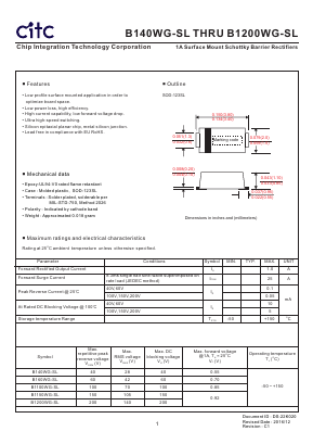 B1200WG-SL Datasheet PDF Chip Integration Technology Corporation