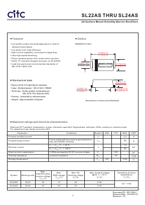 SL22ASG Datasheet PDF Chip Integration Technology Corporation