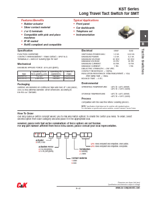 KST241GLFS Datasheet PDF C and K Components
