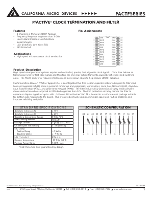 330/150T Datasheet PDF California Micro Devices => Onsemi