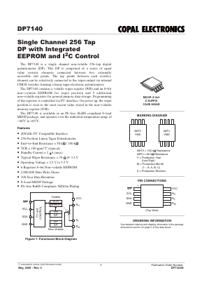 DP7140 Datasheet PDF Copal Electronics