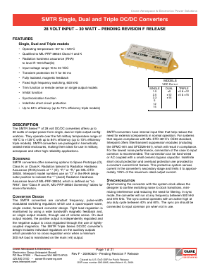 SMTR281R5SKR Datasheet PDF Crane Aerospace and Electronics.
