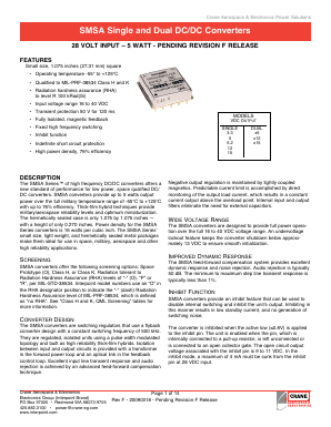 SMSA2805SKR Datasheet PDF Crane Aerospace and Electronics.