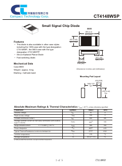 CT4148WSP Datasheet PDF Compact Technology Corp.