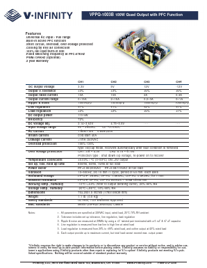 VPPQ-1003B Datasheet PDF CUI INC