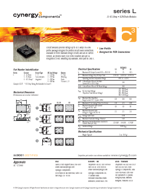 L521F Datasheet PDF Cynergy3 Co