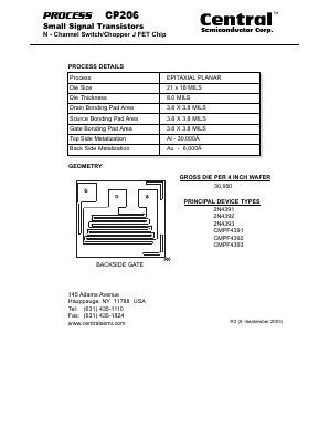 CP206 Datasheet PDF Central Semiconductor