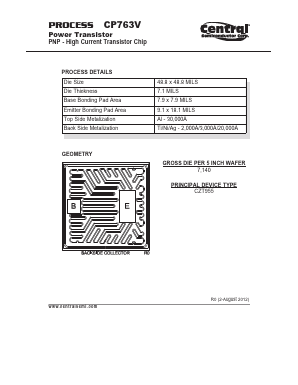 CP763V Datasheet PDF Central Semiconductor