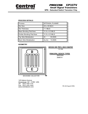 CP337V Datasheet PDF Central Semiconductor