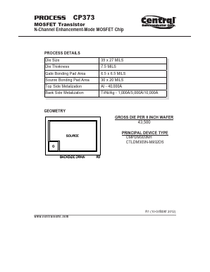 CP373 Datasheet PDF Central Semiconductor
