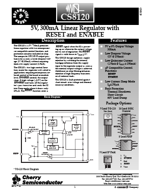CS8120YN8 Datasheet PDF Cherry semiconductor