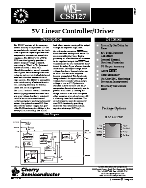 CS8127YD8 Datasheet PDF Cherry semiconductor