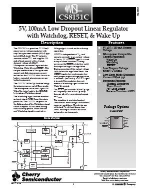 CS8151C Datasheet PDF Cherry semiconductor