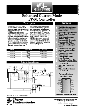 CS51023 Datasheet PDF Cherry semiconductor