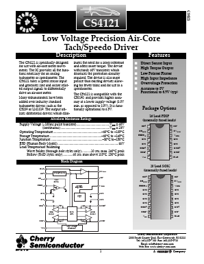 CS4121EDWFR20 Datasheet PDF Cherry semiconductor