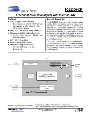 CDK-2000-LCO Datasheet PDF Cirrus Logic