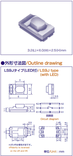 LS9J3M-2R Datasheet PDF CITIZEN HOLDINGS CO., LTD.