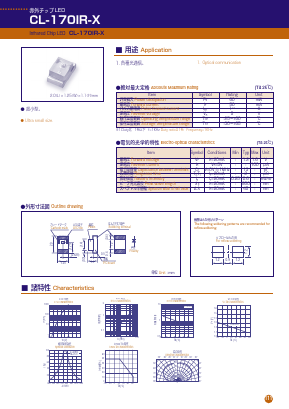 CL-170IR-X Datasheet PDF CITIZEN HOLDINGS CO., LTD.