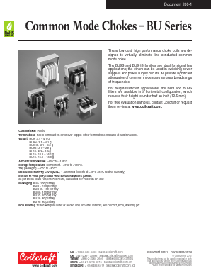 BU9HS-153R15BL Datasheet PDF Coilcraft Inc