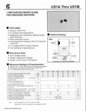 US1G Datasheet PDF Collmer Semiconductor