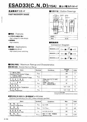 ESAD33C Datasheet PDF Collmer Semiconductor