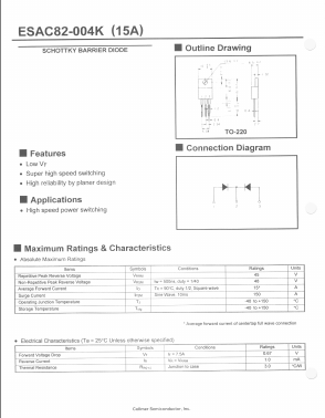 ESAC82-004K Datasheet PDF Collmer Semiconductor