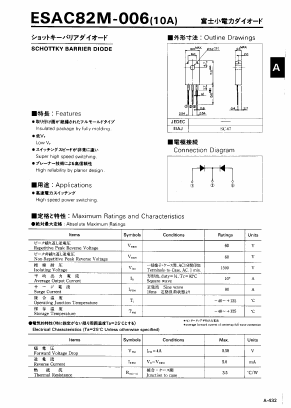 ESAC82M-006 Datasheet PDF Collmer Semiconductor