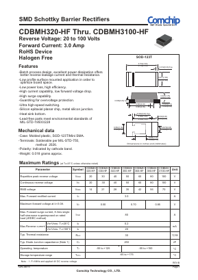 CDBMH3100-HF Datasheet PDF ComChip