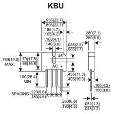 KBU808G-G Datasheet PDF ComChip
