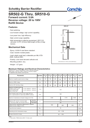 SR504-G Datasheet PDF ComChip