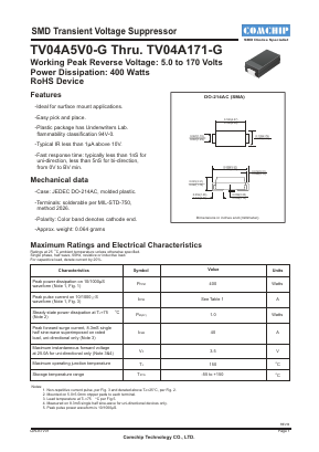 TV04A300JB-G Datasheet PDF ComChip