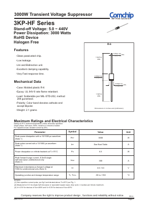 3KP300A-HF Datasheet PDF ComChip