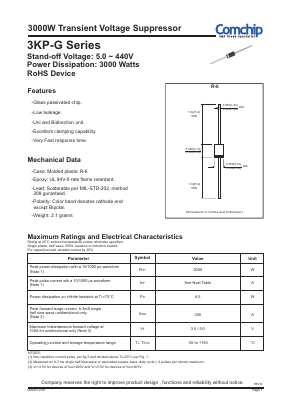 3KP70A-G Datasheet PDF ComChip