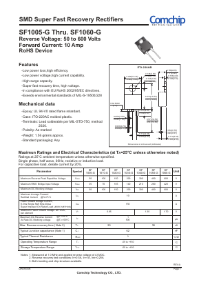 SF1030-G Datasheet PDF ComChip